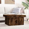 vidaXL Table basse ch&ecirc;ne fum&eacute; 100x55x40 cm bois d'ing&eacute;nierie