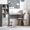 vidaXL Bureau Gris Sonoma 80 x 40 x 76 cm