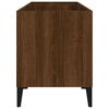 vidaXL Armoire à disques chêne marron 74,5x38x48 cm bois d'ingénierie
