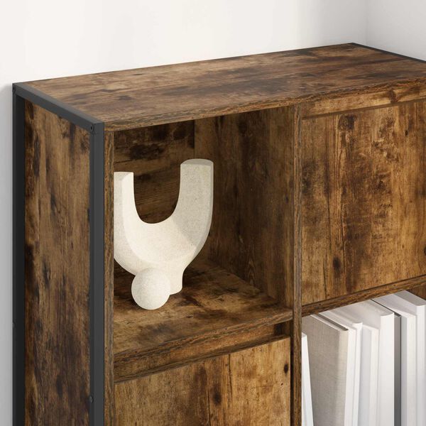 vidaXL Biblioth&egrave;que Ch&ecirc;ne Fum&eacute; 68 x 30 x 108.5 cm Bois d'ing&eacute;nierie