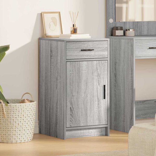 vidaXL Buffet Sonoma gris 40 x 40.5 x 75 cm Bois d'ingénierie