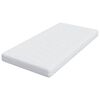 vidaXL Matelas Blanc 90 x 190 cm Tissu jacquard