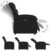 vidaXL Fauteuil inclinable électrique noir similicuir
