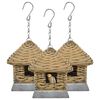 vidaXL Nichoir 3 pcs Osier
