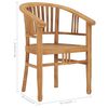 vidaXL Ensemble &agrave; manger de jardin 5 pcs bois de teck solide