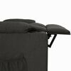 vidaXL Fauteuil Noir Tissu