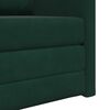 vidaXL Canap&eacute;-Lit 60cm Vert fonc&eacute; Velours