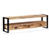 vidaXL Meuble TV 150x30x45 cm Bois solide de manguier