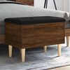 vidaXL Banc de rangement ch&ecirc;ne marron 62x42x46 cm bois d'ing&eacute;nierie