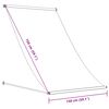 vidaXL Auvent rétractable crème 150x150 m tissu et acier