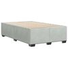 vidaXL Cadre de lit sans matelas gris clair 120x190 cm velours