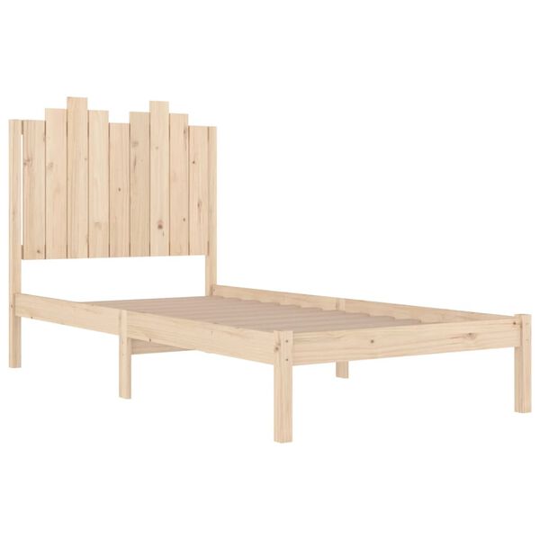 vidaXL Cadre de lit sans matelas bois massif 100x200 cm