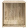 vidaXL Table d'appoint Ch&ecirc;ne sonoma 33x33x34,5 cm Agglom&eacute;r&eacute;