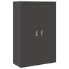vidaXL Armoire de rangement Noir 90 x 40 x 140 cm Acier