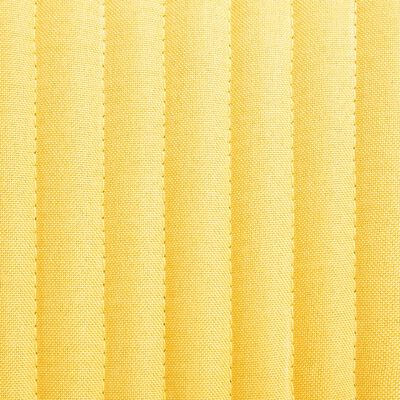 vidaXL Chaises à manger lot de 2 jaune tissu