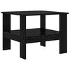 vidaXL Table basse Ch&ecirc;ne noir 57 x 55 x 45 cm Bois d'ing&eacute;nierie