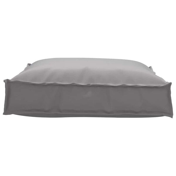 vidaXL Coussin Gris 70 x 70 x 12 cm Tissu Oxford