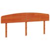 vidaXL T&ecirc;te de lit cire marron 200 cm bois massif de pin