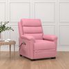vidaXL Fauteuil de massage Rose Velours