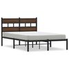 vidaXL Cadre de lit sans matelas avec t&ecirc;te de lit 120x190 cm
