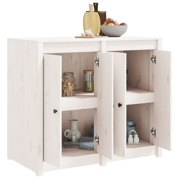 vidaXL Armoire de cuisine d'ext&eacute;rieur blanc bois de pin massif