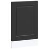vidaXL Panneau de lave-vaisselle Porto noir 45x1,5x57 cm