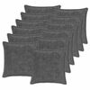 vidaXL Housse de coussin 12 pc HOUTEN Gris fonc&eacute; 45 x 45 cm