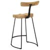 vidaXL Tabourets de bar lot de 2 49x43x88 cm bois de manguier massif