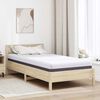 vidaXL Matelas Blanc et Gris 90 x 190 cm Mousse à Mémoire