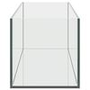 vidaXL Aquarium avec stockage Transparent 80 x 20 x 20 cm Verre