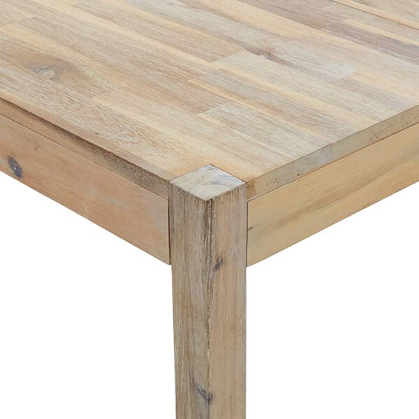 vidaXL Table de salle &agrave; manger 120x70x75 cm Bois solide d'acacia