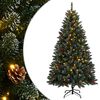 vidaXL Sapin de No&euml;l artificiel 300 LED 210 cm