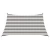 vidaXL Voile d'ombre Gris clair et blanc 3 / 4 x 2 m HDPE