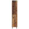 vidaXL Haut Armoire avec tiroir 2 pcs Bois Ancien Bois d'ing&eacute;nierie