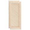 vidaXL Portes d'armoires en treillis 2 pcs 39,5x99 cm pin massif