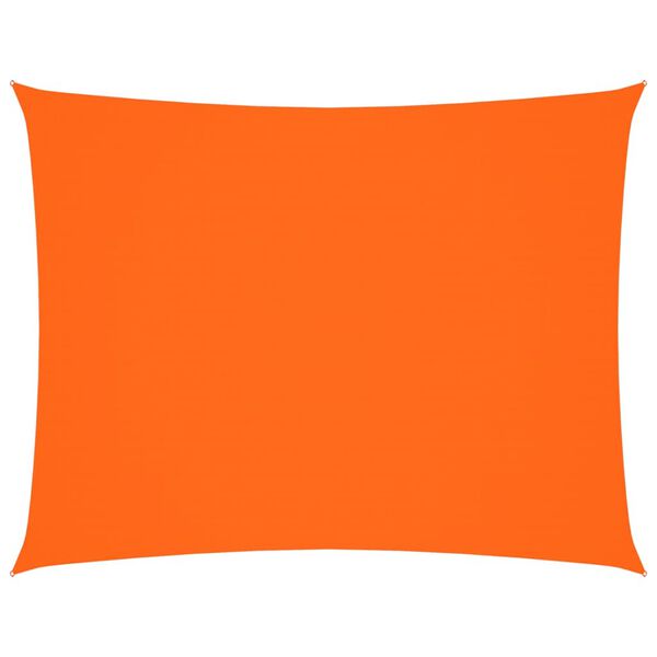 vidaXL Voile de parasol tissu oxford rectangulaire 3,5x4,5 m orange