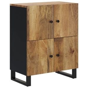 vidaXL Buffet avec 4 portes 60x33x75 cm bois massif de manguier
