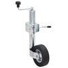 vidaXL Roue cric de remorque avec pince fendue 60 mm acier galvanis&eacute;
