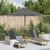 vidaXL Parasol d'ext&eacute;rieur avec m&acirc;t en bois 150x200 cm anthracite