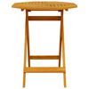 vidaXL Ensemble de bistro pliable 3 pcs bois d'acacia solide