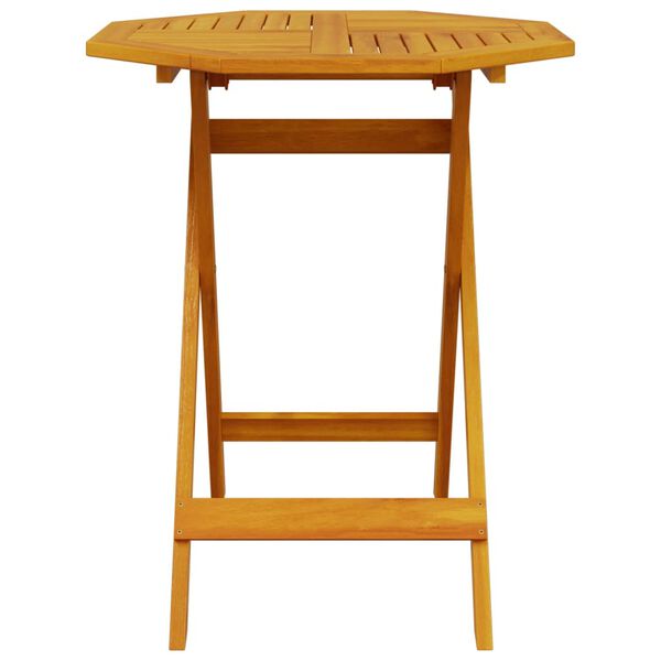 vidaXL Ensemble de bistro pliable 3 pcs bois d'acacia solide