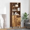 vidaXL Haut Armoire Bois Ancien 69,5 x 34 x 180 cm Bois d'ing&eacute;nierie
