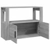 vidaXL Buffet Sonoma gris 80x30x60 cm Bois d'ingénierie