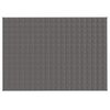 vidaXL Couverture lestée Gris 137x200 cm 10 kg Tissu