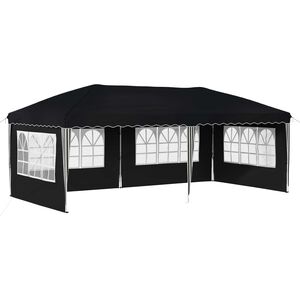 vidaXL Tente de f&ecirc;te pop-up 575 x 289 x 245 cm Anthracite