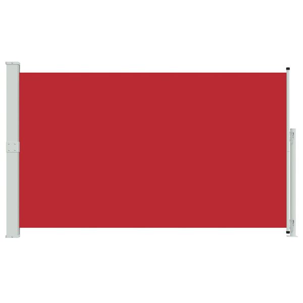 vidaXL Auvent lat&eacute;ral r&eacute;tractable de patio 180x300 cm Rouge