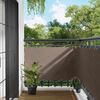 vidaXL &Eacute;cran de balcon Taupe 100 x 1000 cm Tissu Oxford