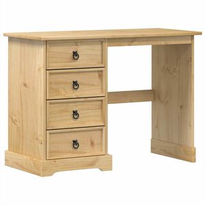 vidaXL Coiffeuse Corona 104x47x75 cm bois de pin massif