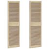 vidaXL Porte de Cabinet 2 pi&egrave;ces Naturel 170 x 2,1 x 49,5 cm