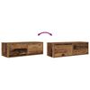 vidaXL Meubles TV 2 pcs vieux bois 80x31x25,5 cm bois d'ing&eacute;nierie